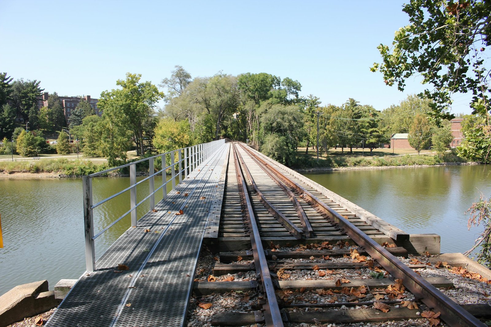 Looking north